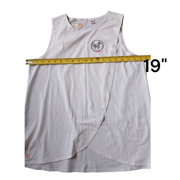 ULEX Women Adaptive Open MagnaReady White Tank Top white Magnetic Clousure Sz M - Picture 9 of 11